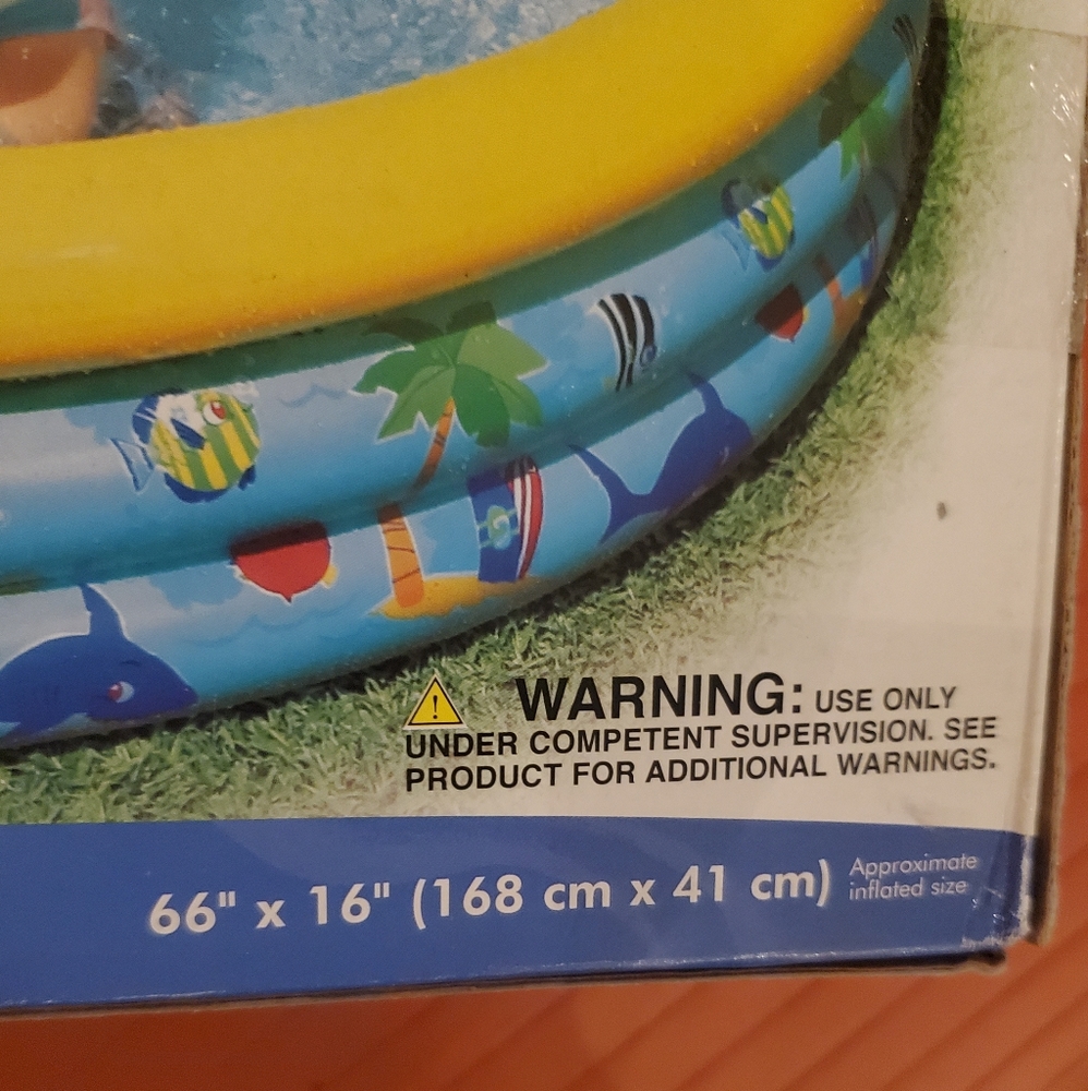 NIB inflatable pool - Picture 4 of 6